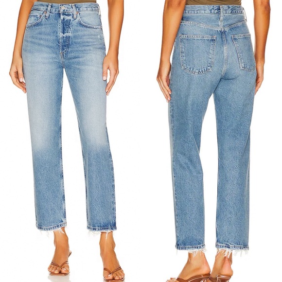 Agolde Denim - AGOLDE 90s Crop Jeans in Bound
